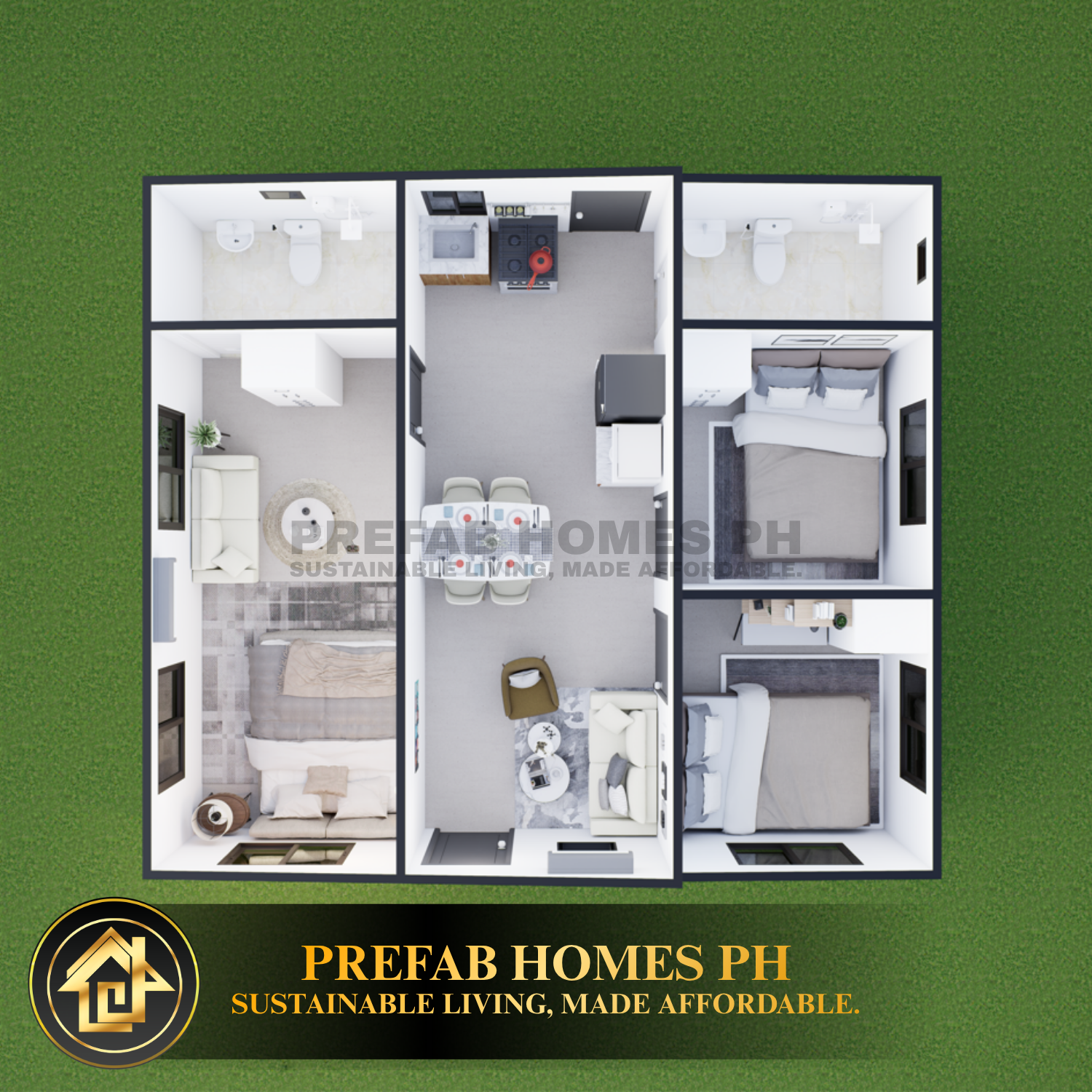 Prefab Three-Bedroom - Image 4