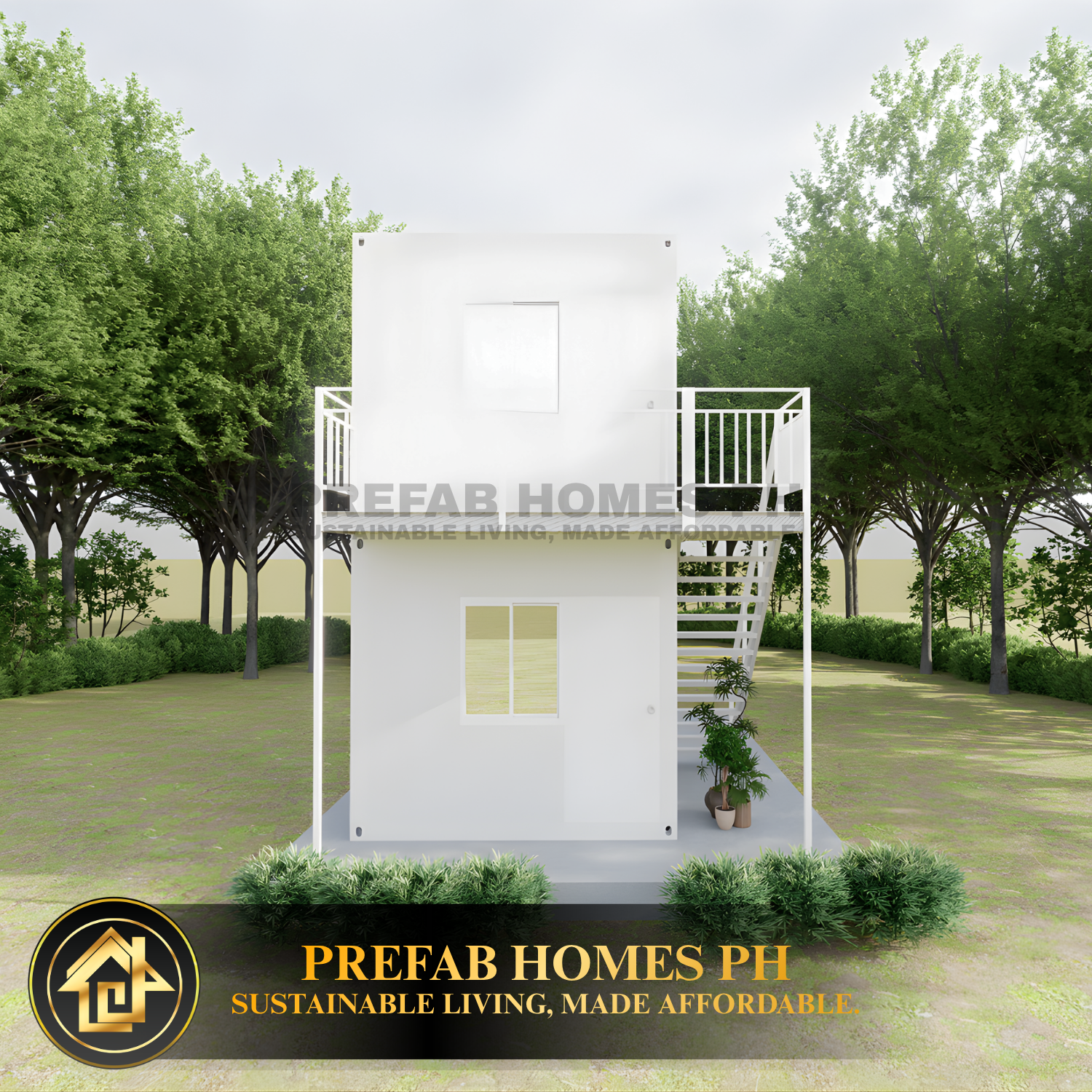 Prefab Multi-purpose Container w/ Outdoor Stairs