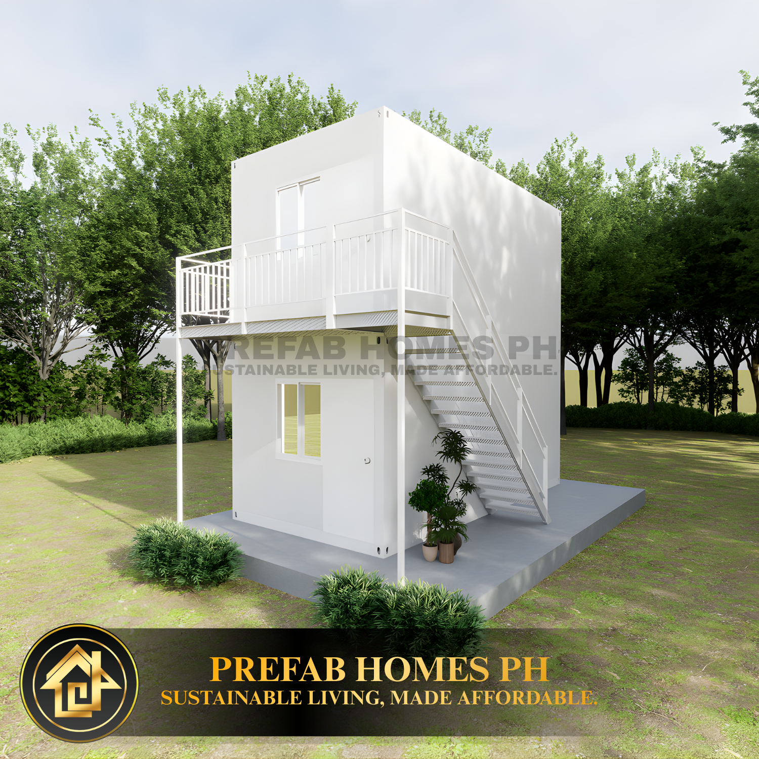 Prefab Multi-purpose Container w/ Outdoor Stairs - Image 3